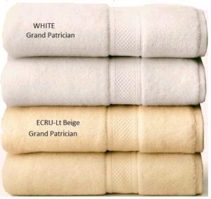 Martex Ringspun 6-Piece Towel Set, White, Cotton