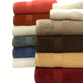 4 Piece Bath Towel Set, Rayon From Bamboo And Cotton, Plush And