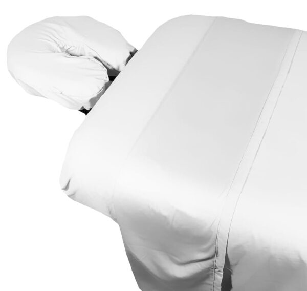 Massage Table Sets with Cradle Cover White or Sky Blue
