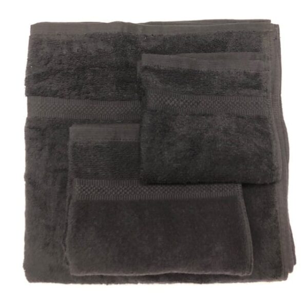 Martex Black Hand Towel-Size 16x28