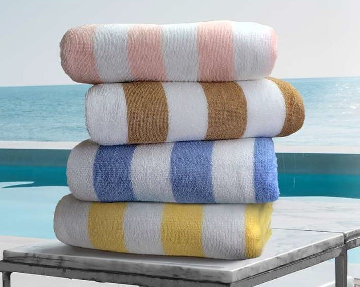 Fade Resistant and Color Bleed Cabana Stripes