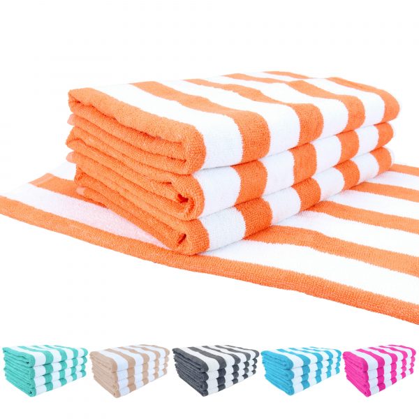 Cali Cabana Stripe Beach Towel 30 x 60