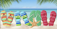 United Textile Supply Tropical Beach Towel