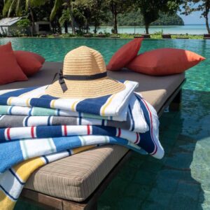 Aston and Arden Cabana Stripe Beach Towel