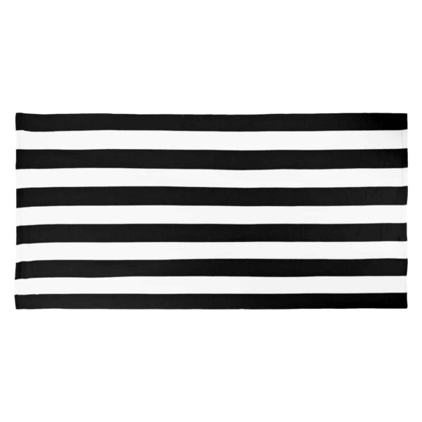 Microfiber Cabana Stripe Beach Towel 30 x 60 - Image 2