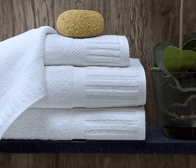 United Textile Supply Piano Border Towel Collection Combo