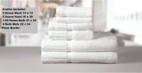 United Textile Supply Piano Border Towel collection