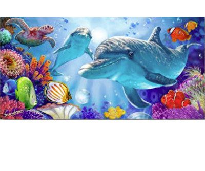 United Textile Supply Tropical Beach Towel