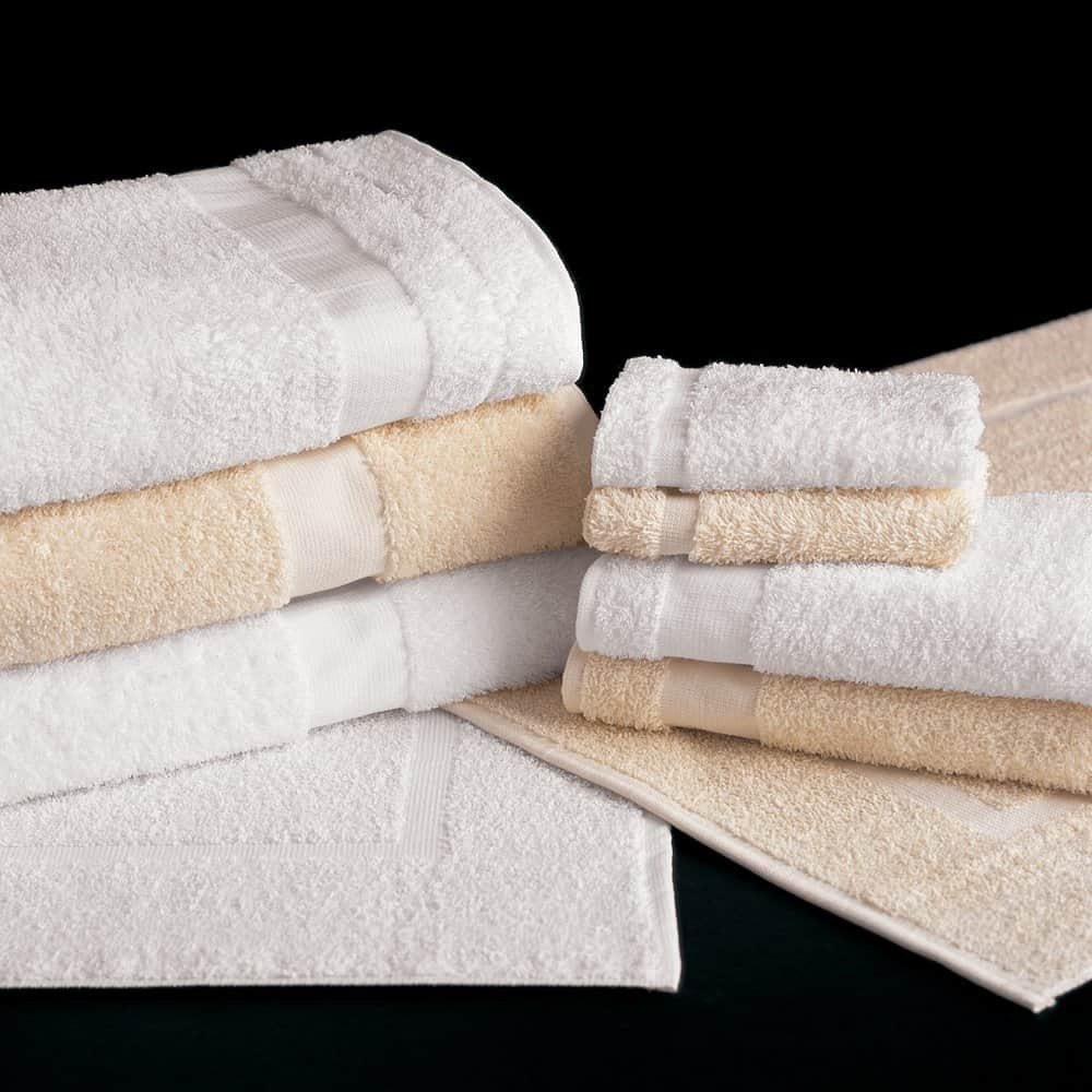 3WC Martex White Wash Cloths - Size 12 x 12