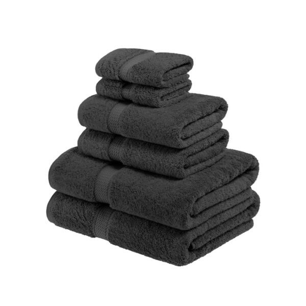 Egyptian Cotton Heavyweight 6 Piece Bath Towel Set-800 GSM - Image 16