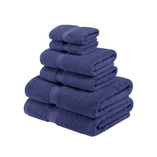 Egyptian Cotton Heavyweight 6 Piece Bath Towel Set-800 GSM - Image 8