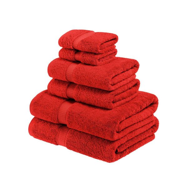 Egyptian Cotton Heavyweight 6 Piece Bath Towel Set-800 GSM - Image 10