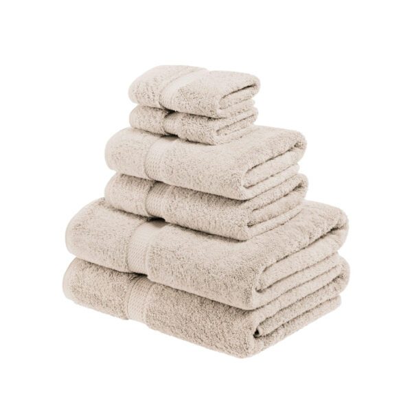 Egyptian Cotton Heavyweight 6 Piece Bath Towel Set-800 GSM - Image 13