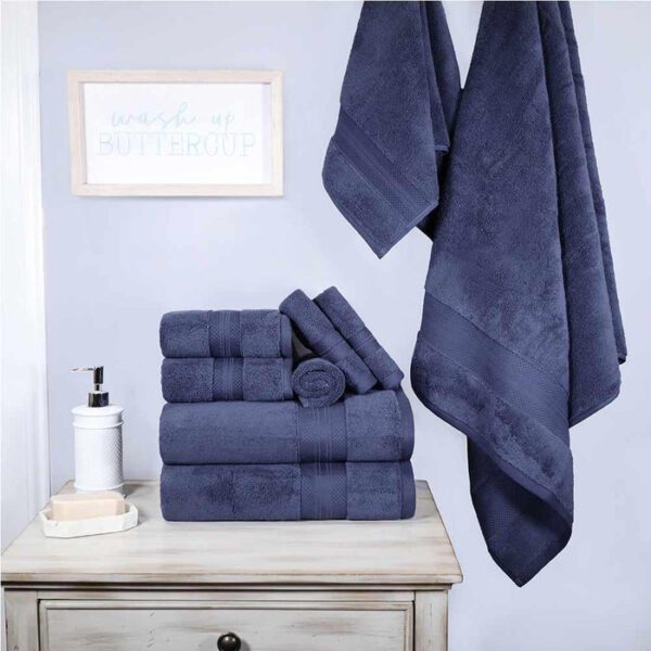 Superior Premium Turkish Cotton Assorted 9-Piece Towel Set - Image 9