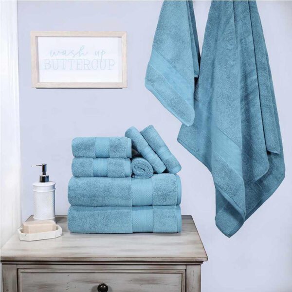 Superior Premium Turkish Cotton Assorted 9-Piece Towel Set - Image 10