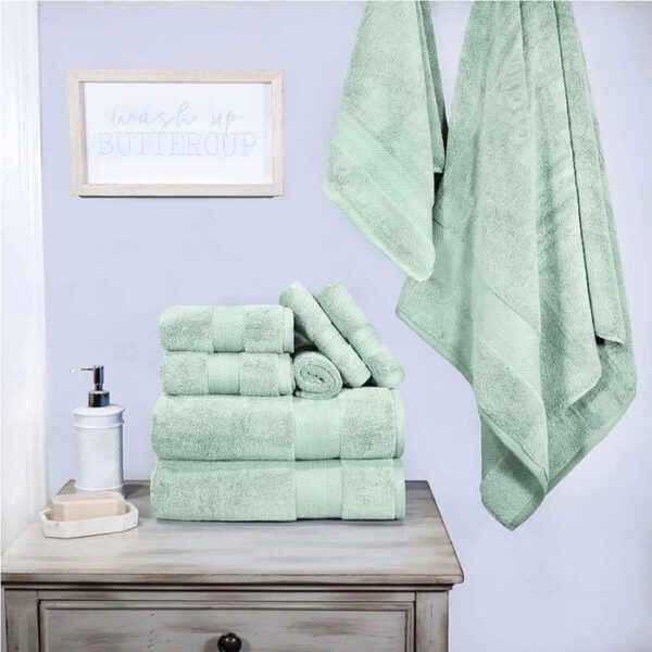Superior Premium Turkish Cotton Assorted 9-Piece Towel Set - Image 11