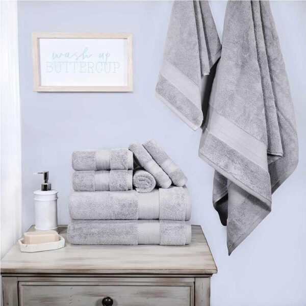 Superior Premium Turkish Cotton Assorted 9-Piece Towel Set - Image 12