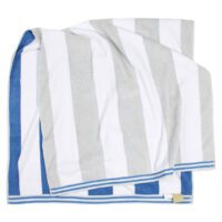 United Textile Supply Aston and Arden Reversible Resort Towel Grey-Blue_1