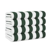 United Textile Supply California Cabana Stripe-Hunter Green