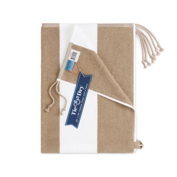 TIE and DRY Cabana Stripe Collection-Beige