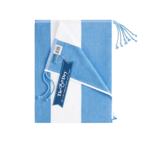 TIE and DRY Cabana Stripe Collection-Light Blue