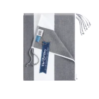 TIE and DRY Cabana Stripe Collection-Light Gray