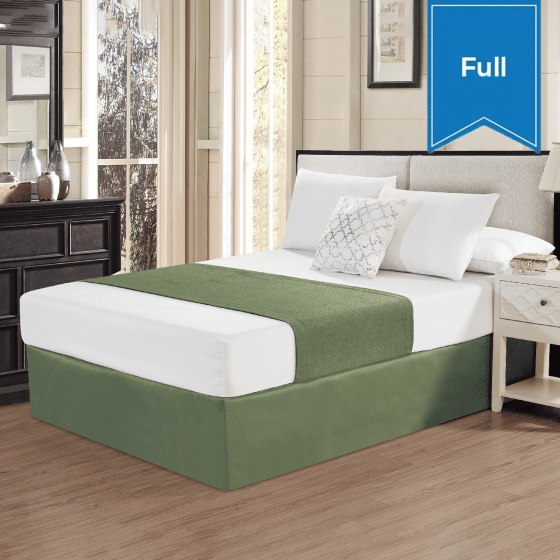 Chenille Bed Scarfs green