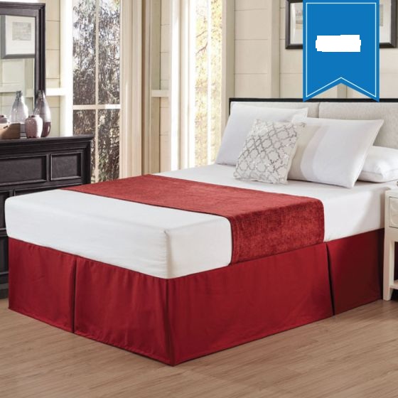 chenille bed scarfs merlot by united textile supply