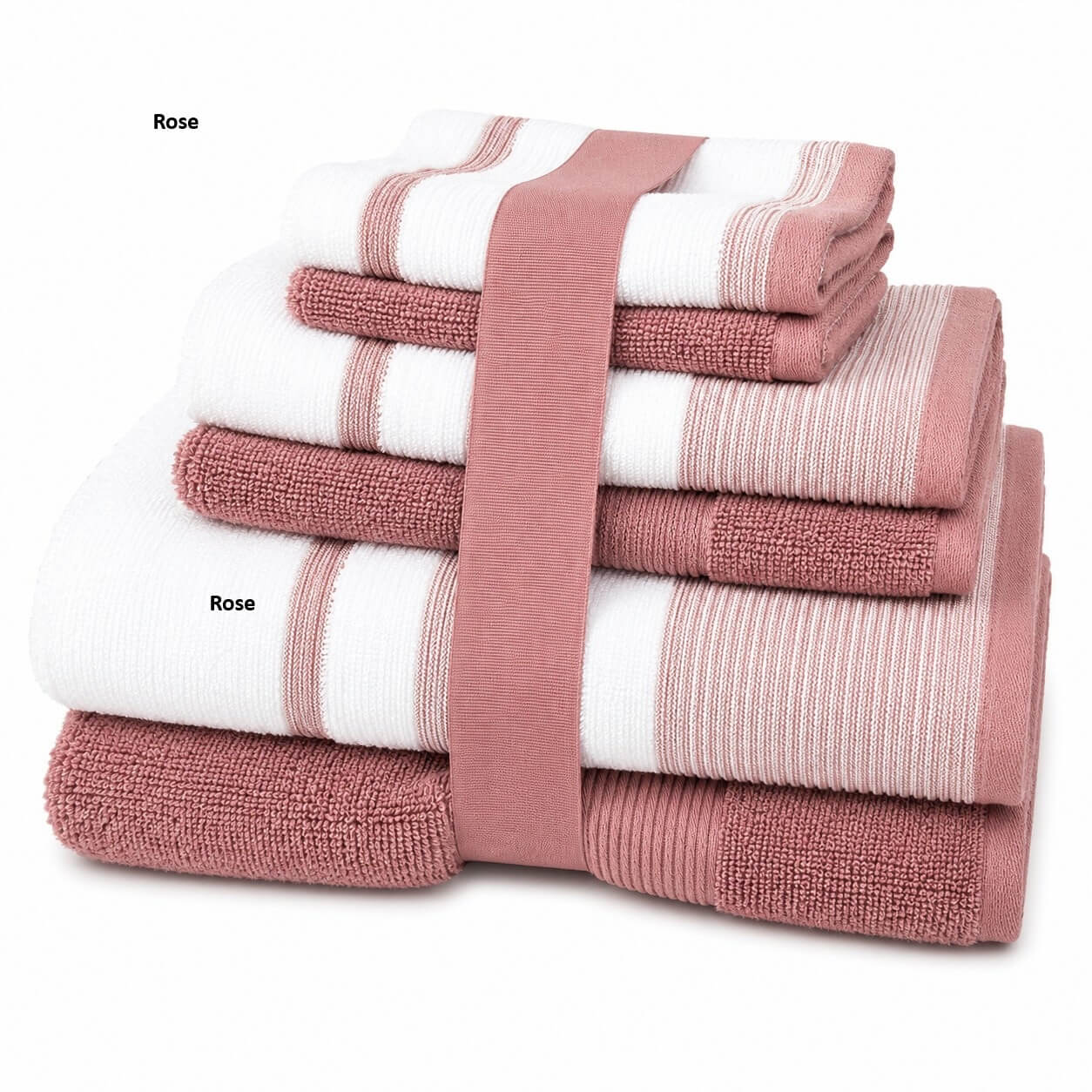 2 tone rose bath towel set united textile supply