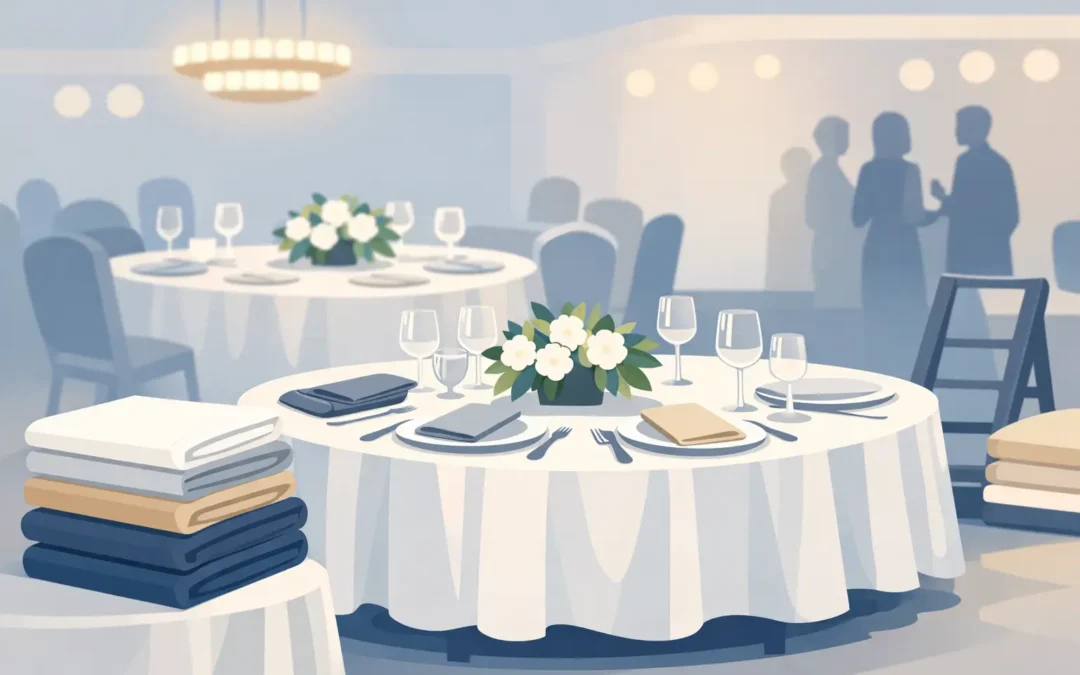 Table Linens for Banquet Events That Work Hard