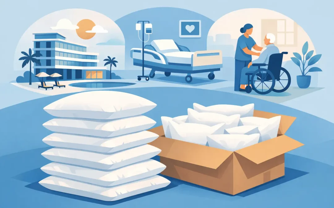 Wholesale Pillows for Hotels, Clinics, and Care